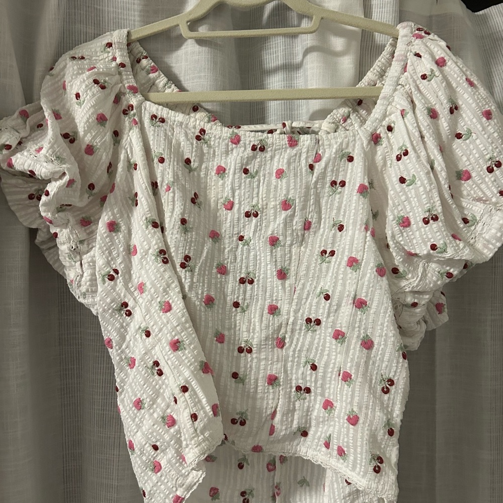 LoveShackFancy Lanya Top in Pink Tuscany - Picture 2 of 4